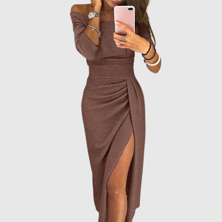 Lily | Chices Maxikleid mit Neckholder