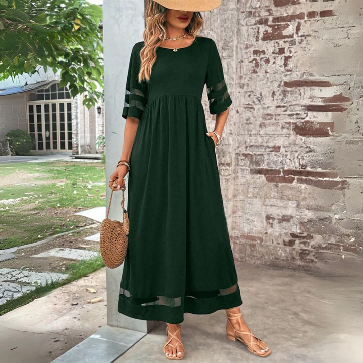 Aubrée | Figurumschmeichelndes Midi-Kleid
