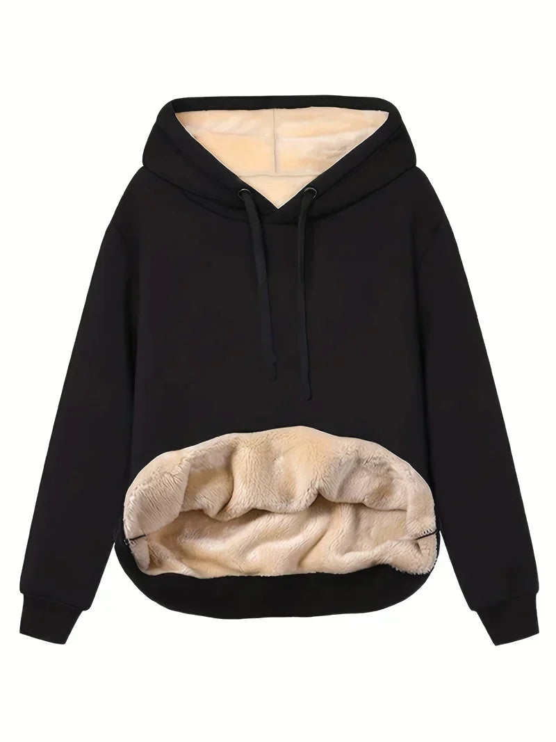 Carina | Kapuzenpullover mit Fleecefutter