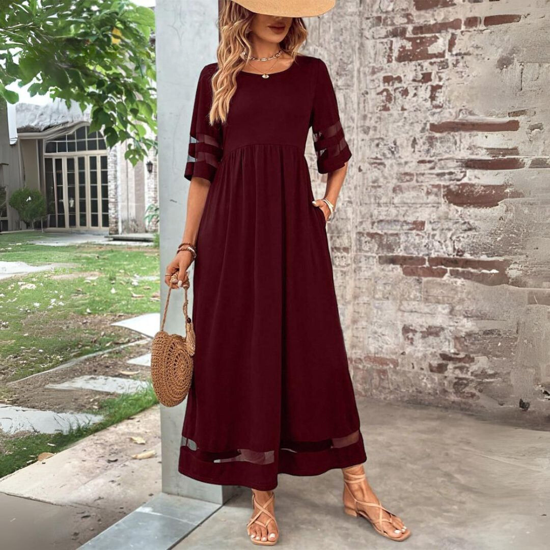Aubrée | Figurumschmeichelndes Midi-Kleid
