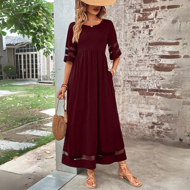 Aubrée | Figurumschmeichelndes Midi-Kleid