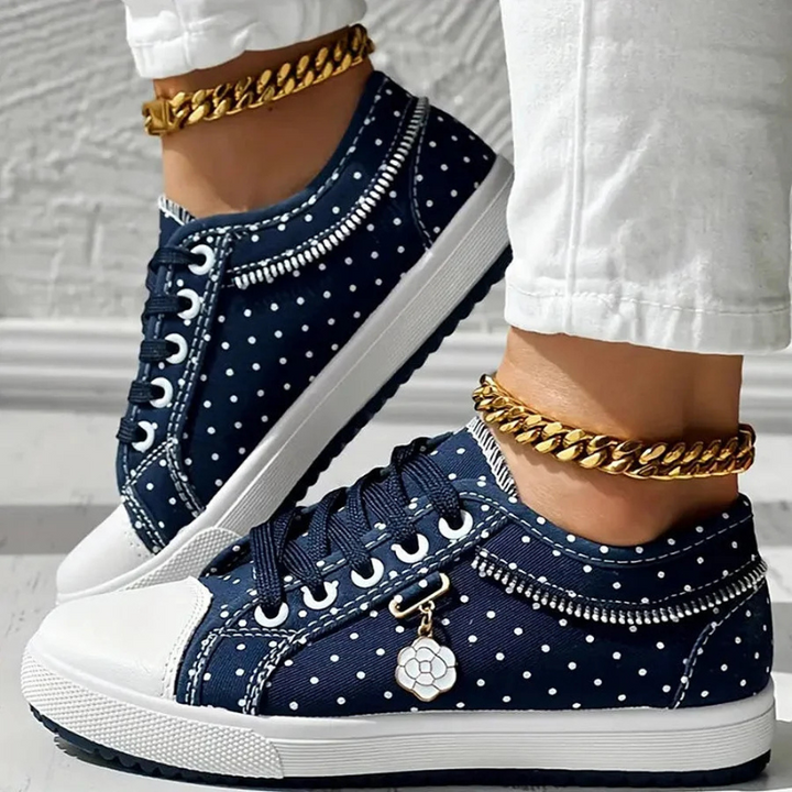 Lotte | Elegante Damen-Sneaker mit floralen Details