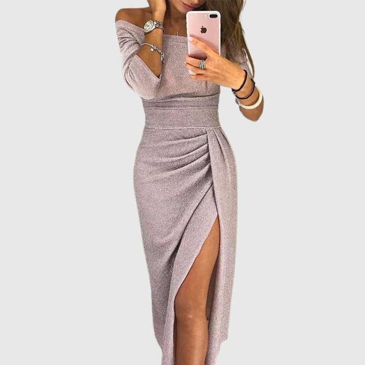 Lily | Chices Maxikleid mit Neckholder