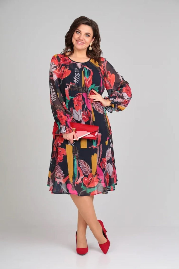 Florine | Elegantes Blumenkleid