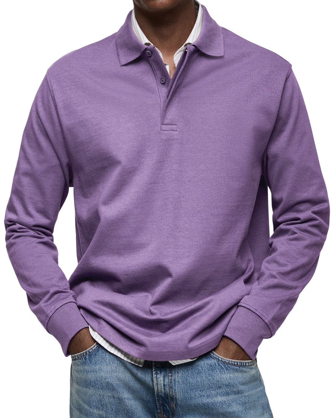 Julian | Luxe Polo mit langen Ärmeln
