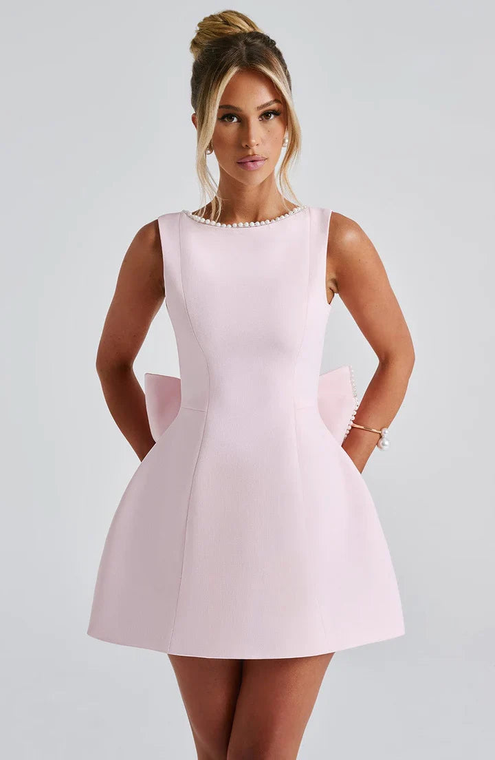 Lena-Maria | Romantisches Minikleid mit Schleife
