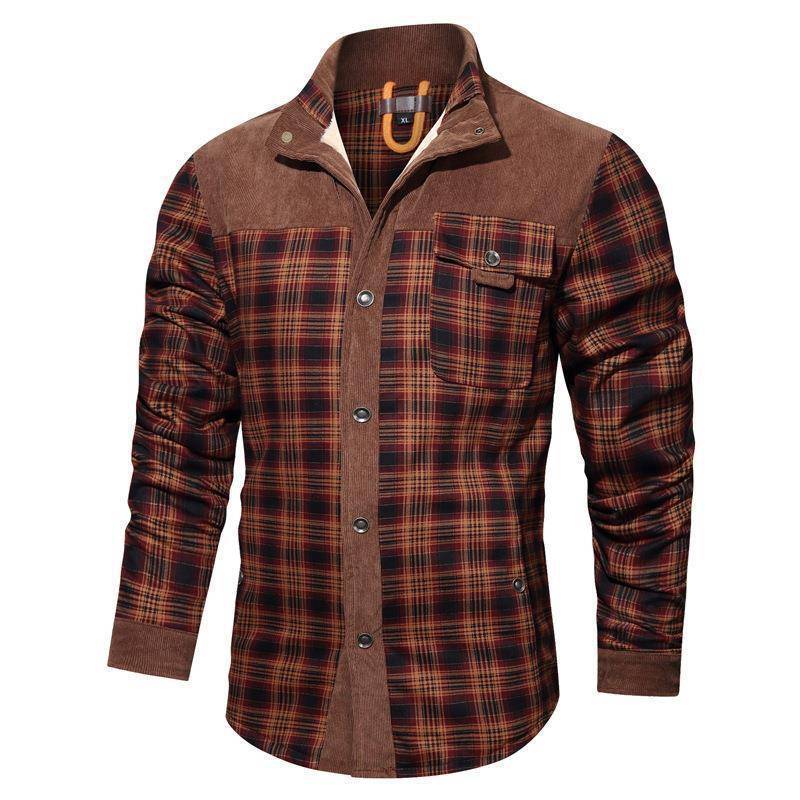 Hagen | Herren-Flanelljacke mit Karomuster und warmem Futter