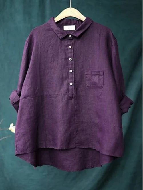 Vega | Oversized Leinen-Bluse