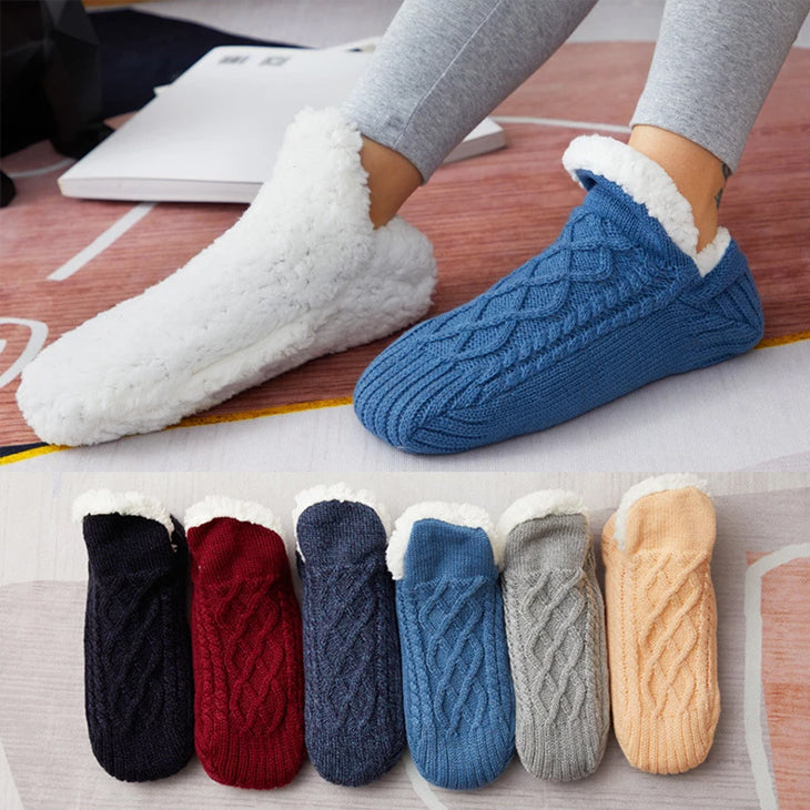 Lenka | Thermosocken mit Zopfmuster
