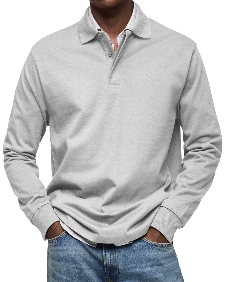 Julian | Luxe Polo mit langen Ärmeln
