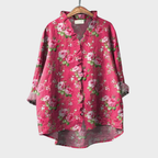 Leona | Oversized Leinen-Bluse