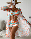 Ida | 3-teiliges Bikini-Set mit Print