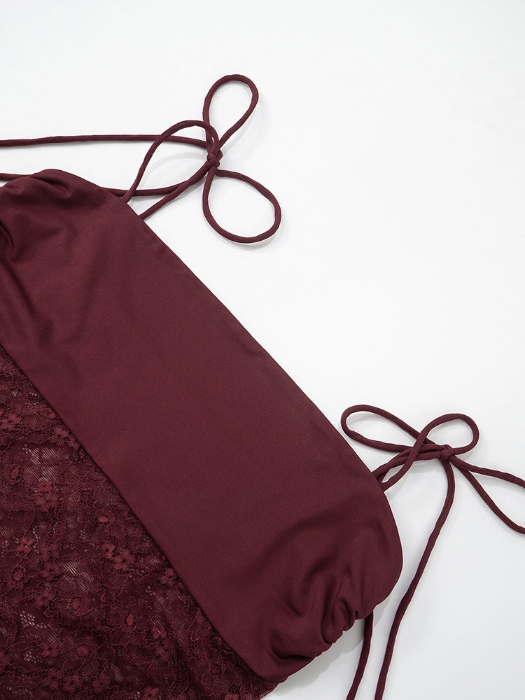 Antonia | Abendkleid mit Spitzeneinsätzen