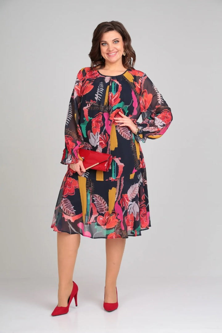 Florine | Elegantes Blumenkleid