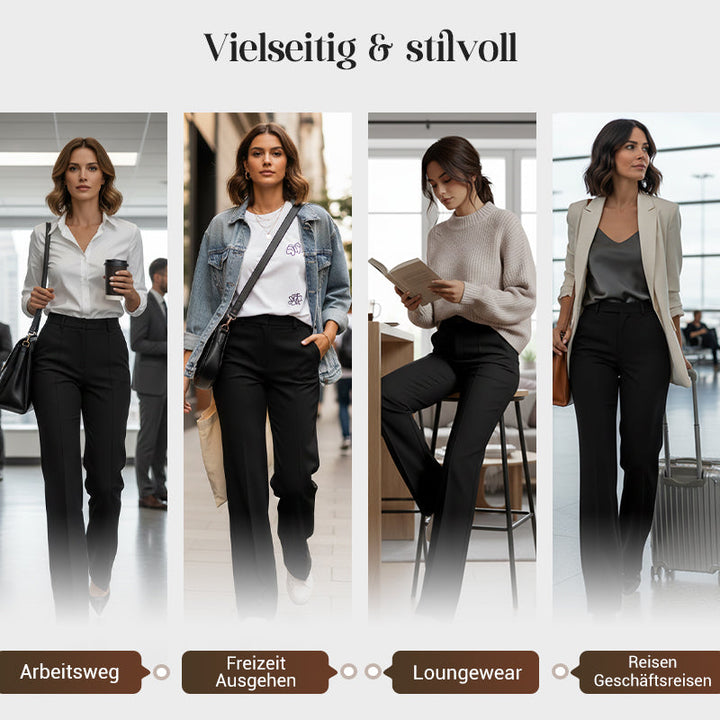Bibi | Damen-Anzughose mit hoher Taille