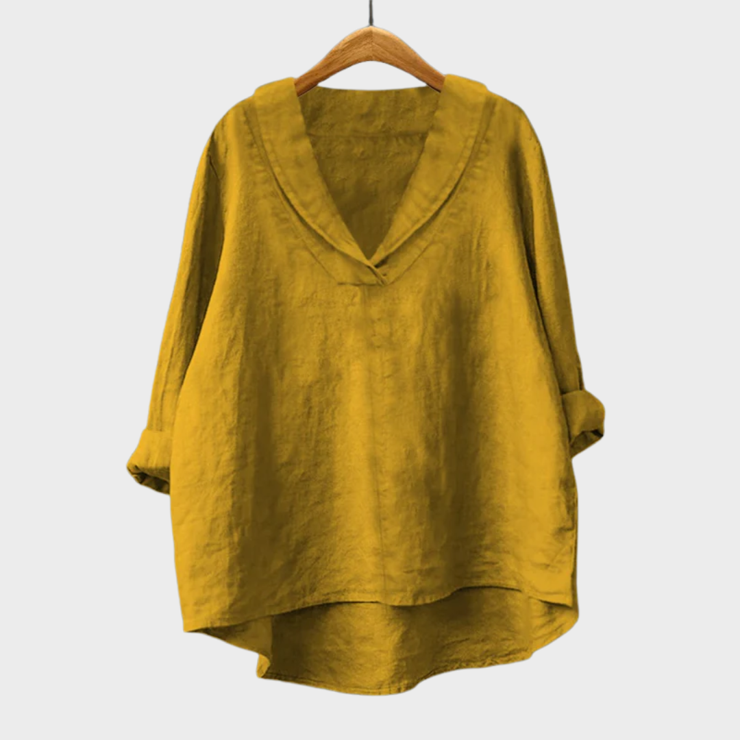 Annika | Oversized Leinen-Bluse