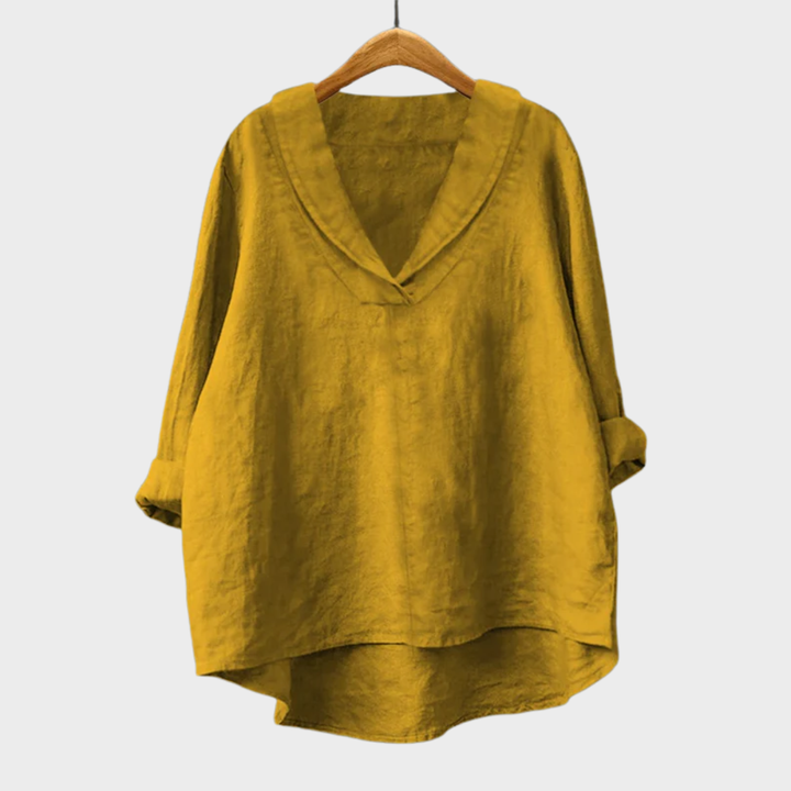 Annika | Oversized Leinen-Bluse