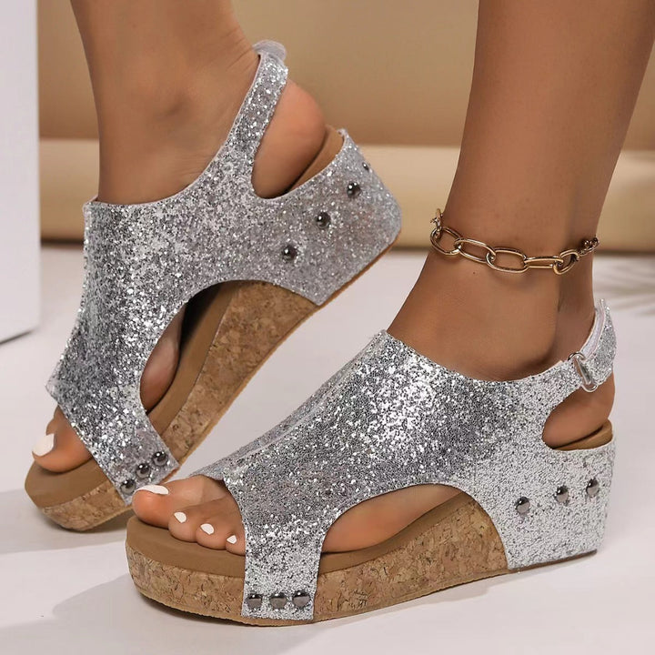 Briellae | Elegante Keilsandalette für Damen