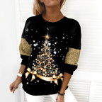 Gerlinde | Pullover mit weihnachtlichem Muster