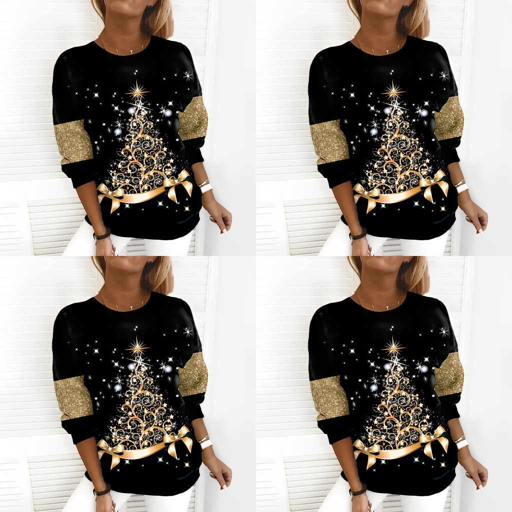 Gerlinde | Pullover mit weihnachtlichem Muster