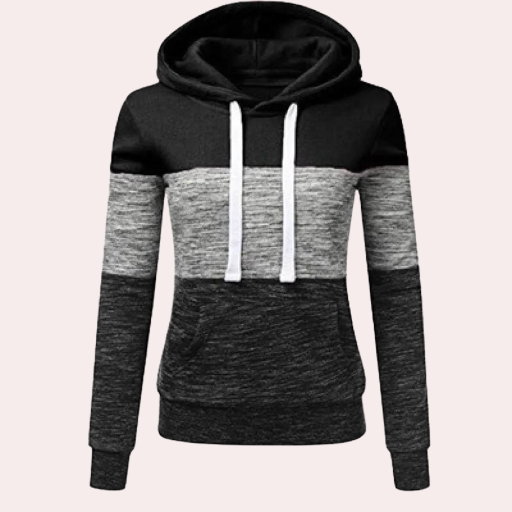Marta | Kapuzenpullover im Colorblock