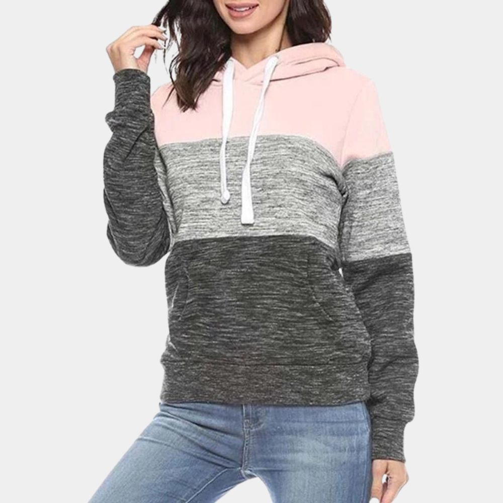 Marta | Kapuzenpullover im Colorblock