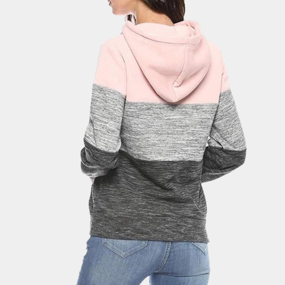 Marta | Kapuzenpullover im Colorblock