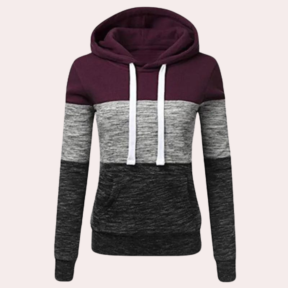 Marta | Kapuzenpullover im Colorblock