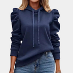 Regine | Kapuzenpullover mit Puffärmeln