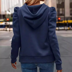 Regine | Kapuzenpullover mit Puffärmeln