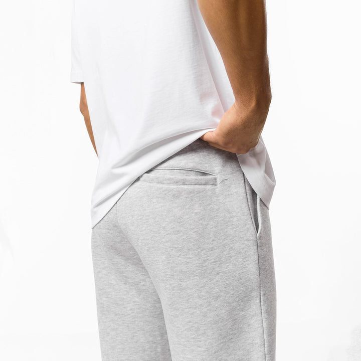 Leonard | Relaxed Fit Offene Jogger Grau Meliert