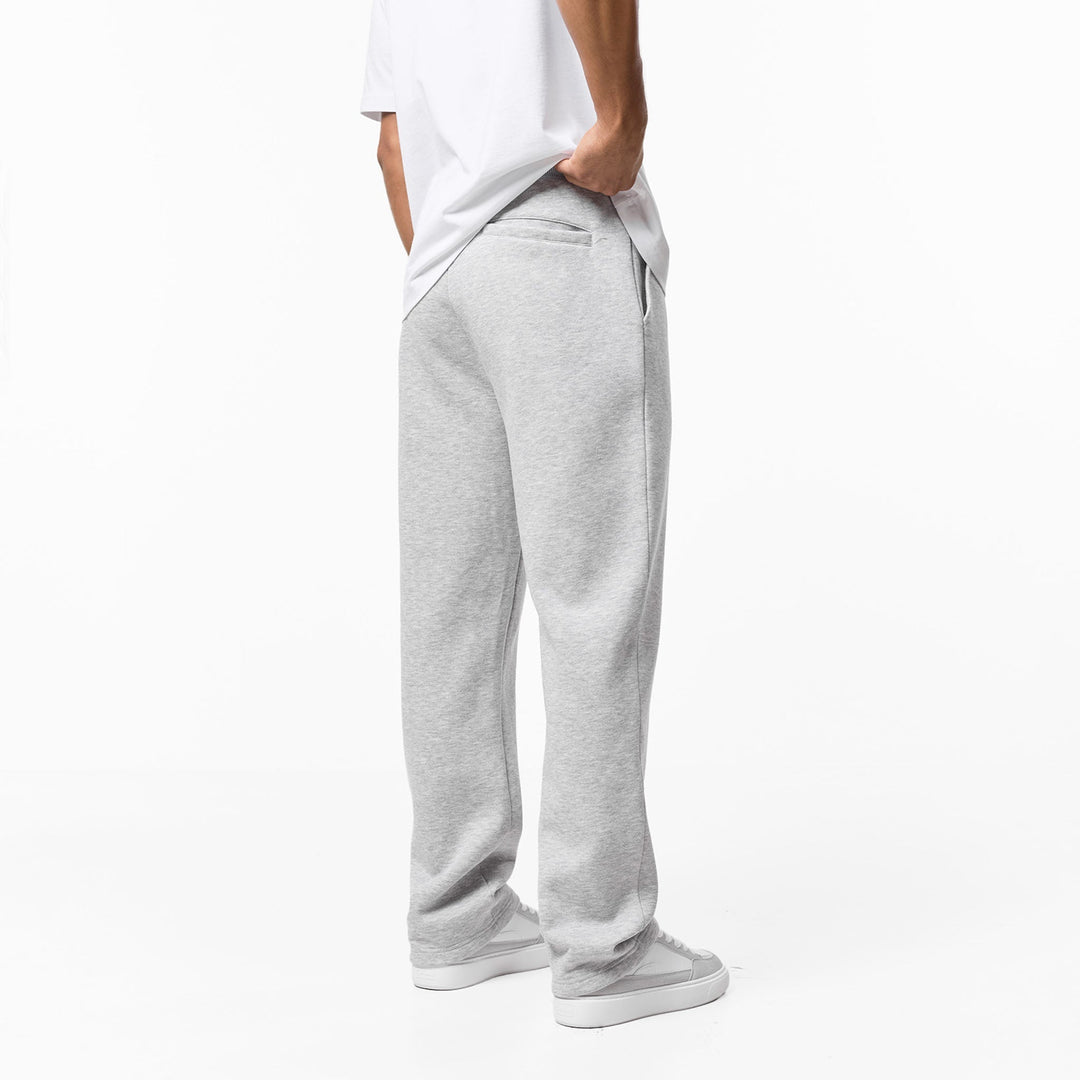 Leonard | Relaxed Fit Offene Jogger Grau Meliert