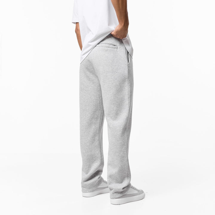 Leonard | Relaxed Fit Offene Jogger Grau Meliert