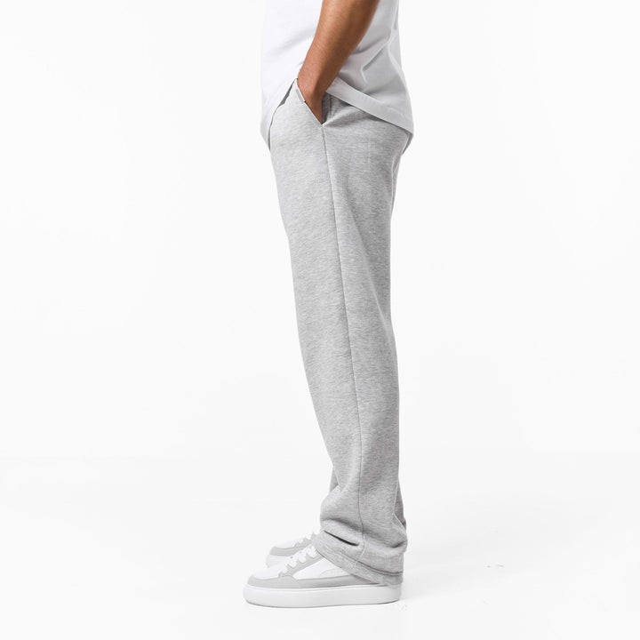 Leonard | Relaxed Fit Offene Jogger Grau Meliert