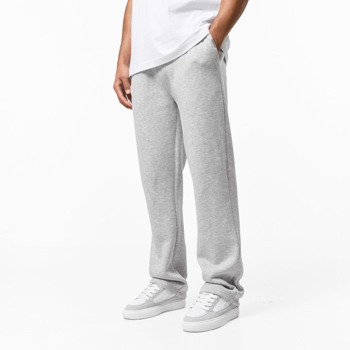 Leonard | Relaxed Fit Offene Jogger Grau Meliert