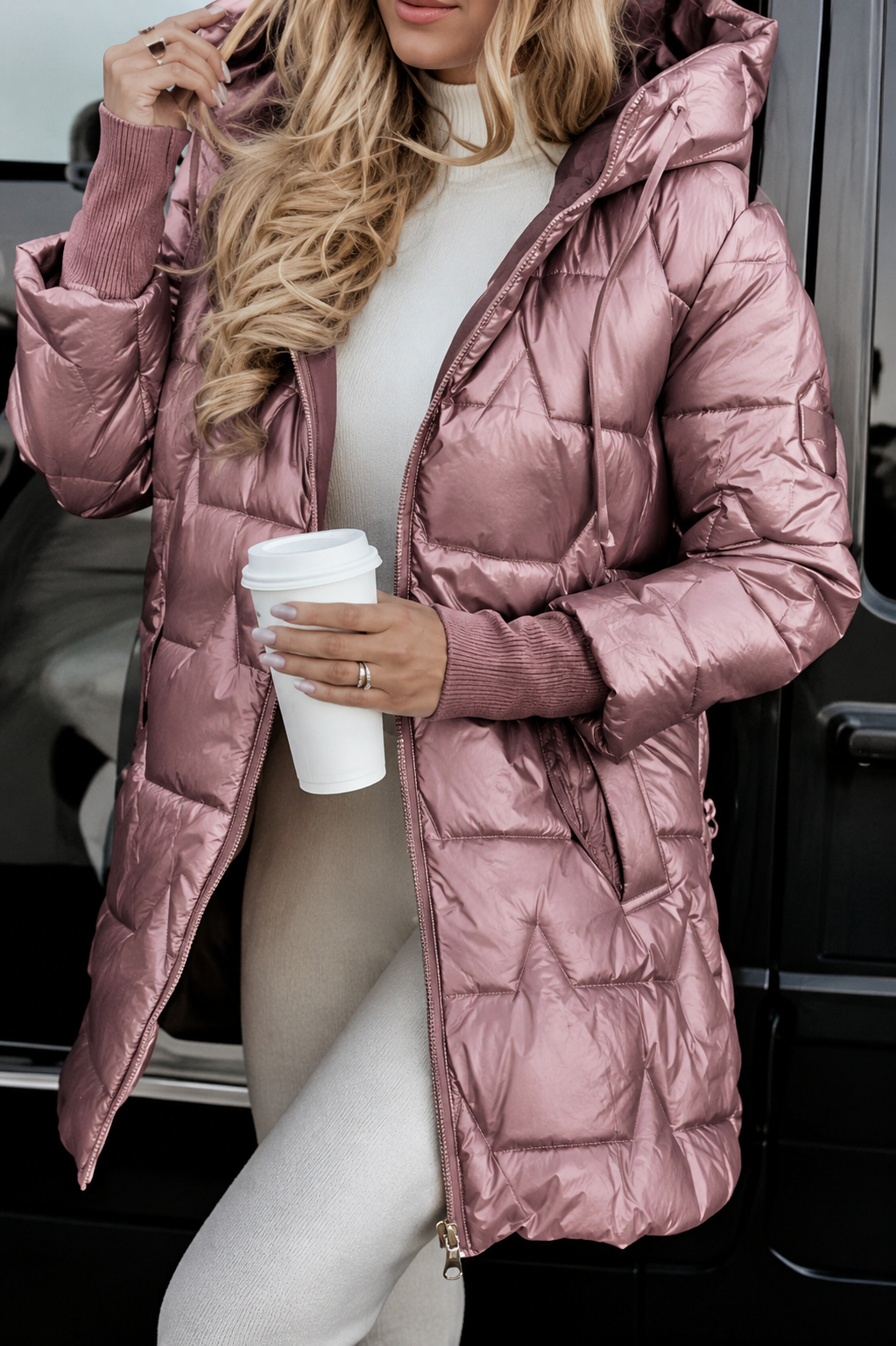 Anna-Lene | Winterparka mit Kapuze und warmer Steppung