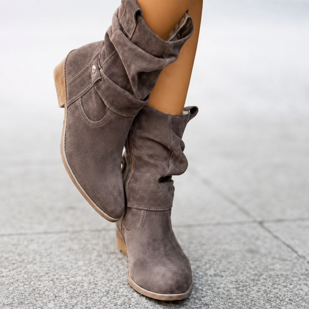 Vanja | Slouchy Stiefeletten zum Hineinschlüpfen