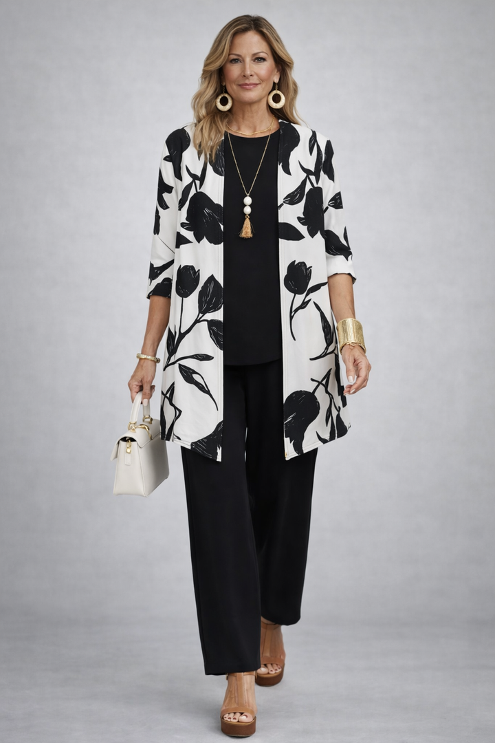Etheline | Elegantes 3-teiliges Casual-Set