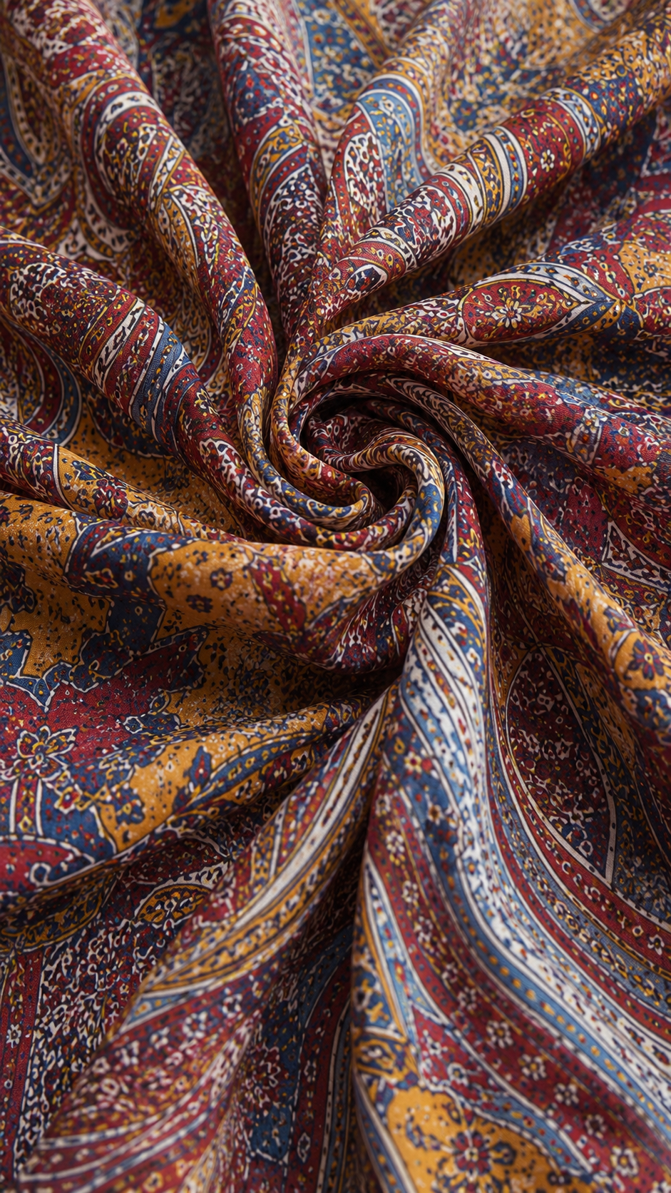 Juna | Boho-Maxikleid mit Künstler-Print