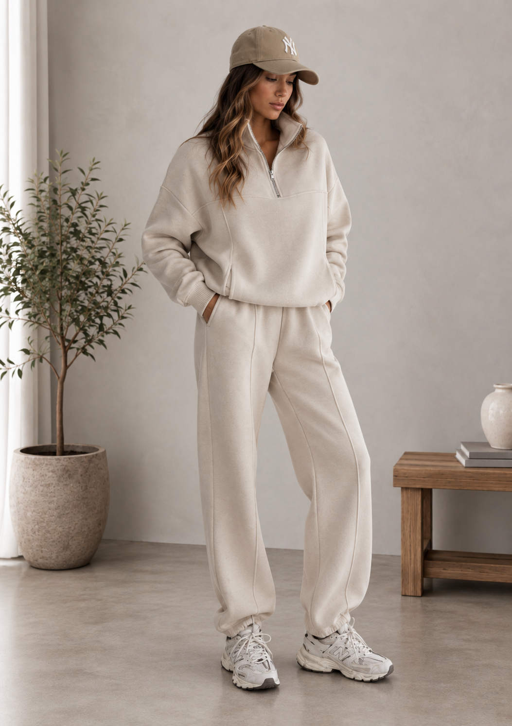 Wanda | Zweiteiliges Jogging-Set mit Reißverschlussjacke