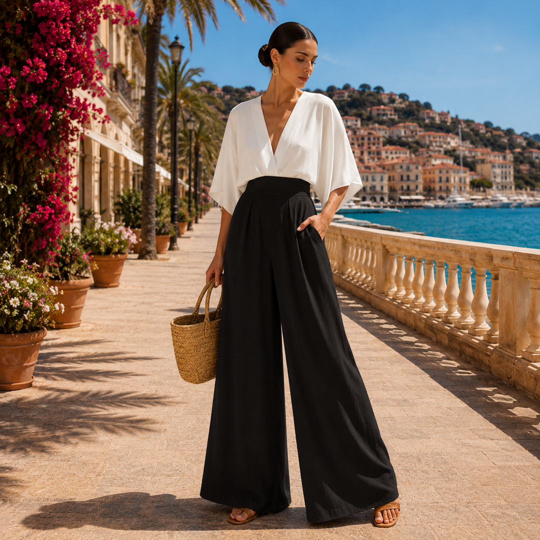 Mara | Eleganter Abend-Jumpsuit mit Weiten Beinen