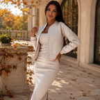 Elena | Figurbetontes Kleid-Set mit Jacke – in verschiedenen Farben