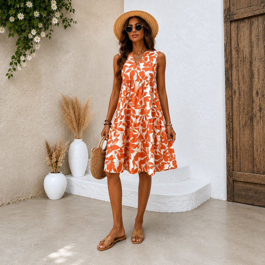 Tasha | Elegantes Midi-Kleid mit schmeichelnder Silhouette