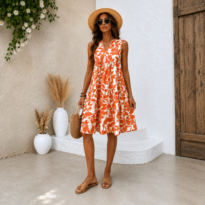 Tasha | Elegantes Midi-Kleid mit schmeichelnder Silhouette