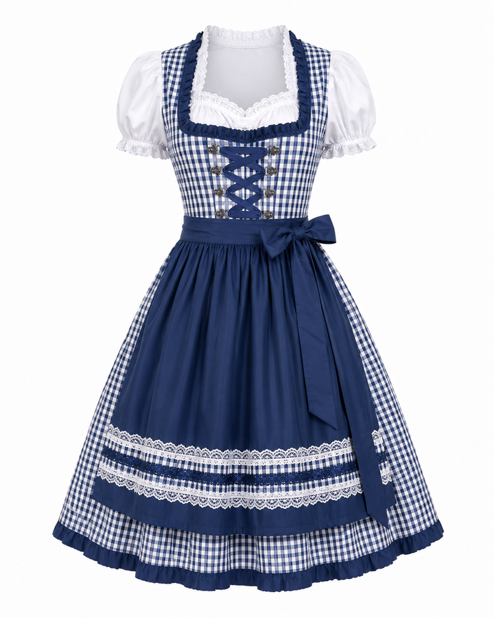 Heidi | Damen Dirndl mit Schürze im Trachten-Stil