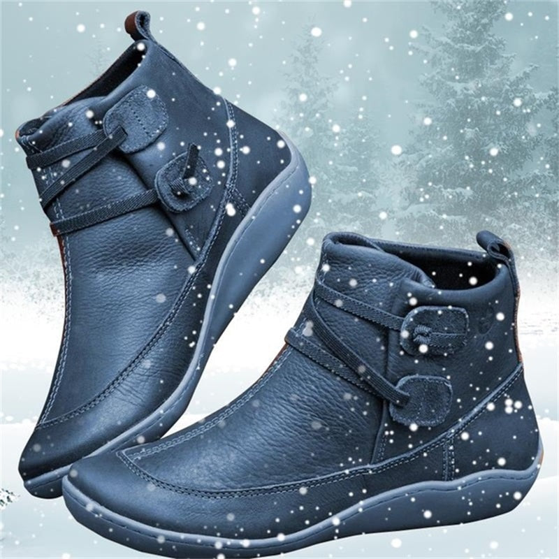 Ulla | Winterstiefel in Lederoptik, wasserabweisend