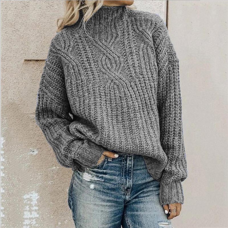 Sara | Klassischer Strickpullover mit sichtbarer Strickstruktur