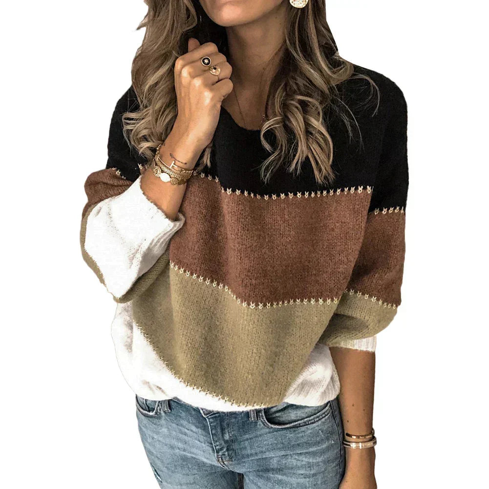 Benthe | Strickpullover mit feiner Oberflächenstruktur