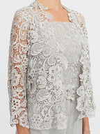 Odette | Elegantes Chiffon-Set mit weiter Hose - Velina Berlin