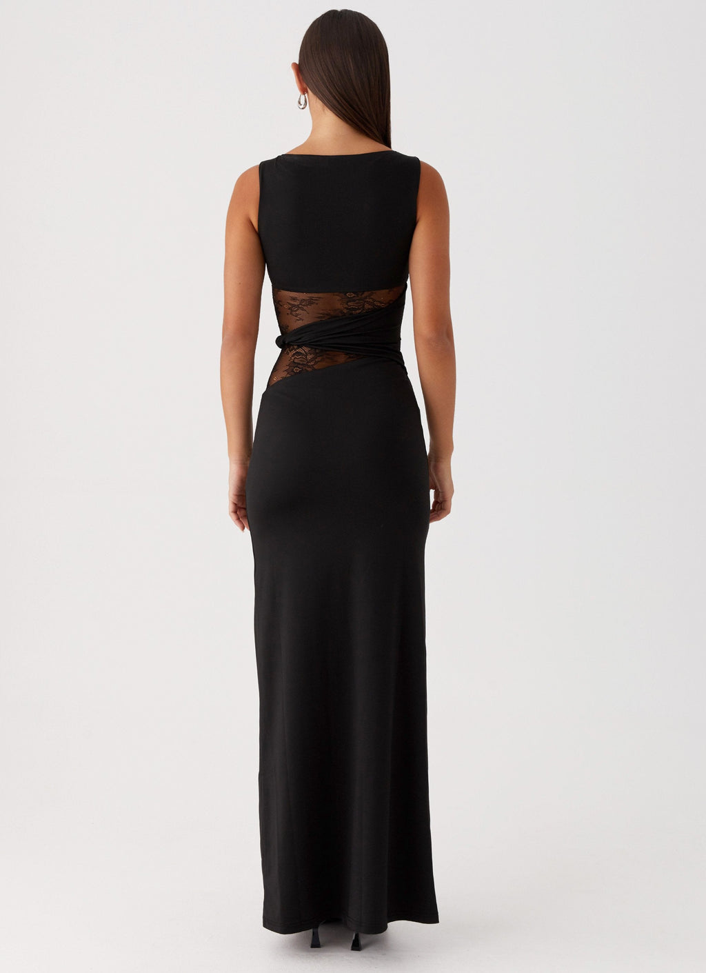 Nuria | Abendkleid mit Spitzen-Cut-outs